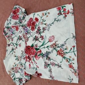 A flower blouse